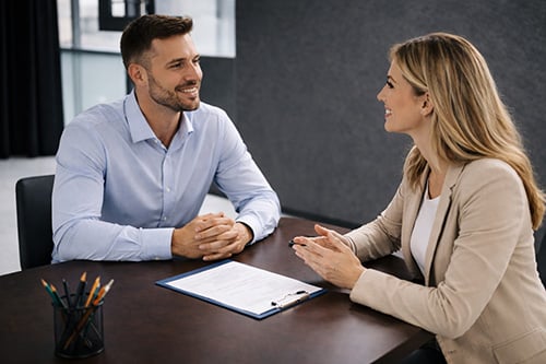 Local tax professional providing year-round tax planning, setup, and personalized financial guidance in a professional office setting.